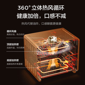 Horno de Vapor Empotrado Midea de 48L, Horno Eléctrico Multifuncional con Función de Reserva, Interior de Acero Inoxidable - Product Image 1