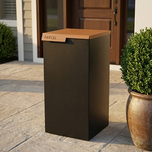 Outdoor Waterproof Anti-Theft Security Galvanized Steel Large Standing Parcel <strong>Drop</strong> <strong>Box</strong> with Key Lock - Product Image 1