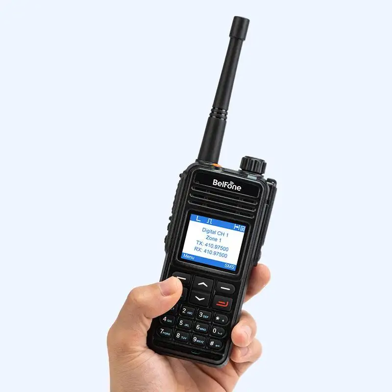 GPS 10Km Belfone TD930 IP68 Waterproof Walkie Talkie DMR Tier 3 Full Band Digital Radio