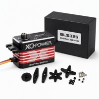 Servo Digital CNC sin Escobillas Programable XQ POWER BLS348 de 48KG y 70g, 0.09s, Bajo Perfil, Engranaje de Acero, Alta Precisión, Motor Servo RC