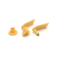 Étiquette d'oreille personnalisée RFID pour moutons, vaches et porcs avec mesure de température, écran LCD, alimentation USB