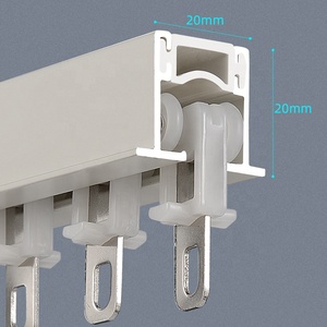Rail de <span class=keywords><strong>rideau</strong></span> encastré flexible et réutilisable pour montage au <span class=keywords><strong>plafond</strong></span>, vente en gros d'usine pour projets - Product Image 6