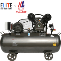 Compresseur d'air à courroie double, dispositif portable, 170L, 380V, 5.5 kW, nouveau