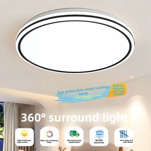 <span class=keywords><strong>Plafonnier</strong></span> <span class=keywords><strong>LED</strong></span> moderne en fer forgé pour couloir, balcon, chambre, salon et hall d'entrée - Fixation en saillie - Luminaires Zhongshan - Product Image 1