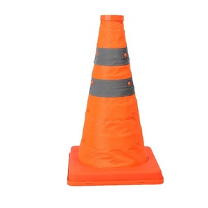 Cône de signalisation réfléchissant Qingli'ao 70 cm, télescopique, pliable, barrière routière, avertissement de sécurité automobile, portable - Product Image 2