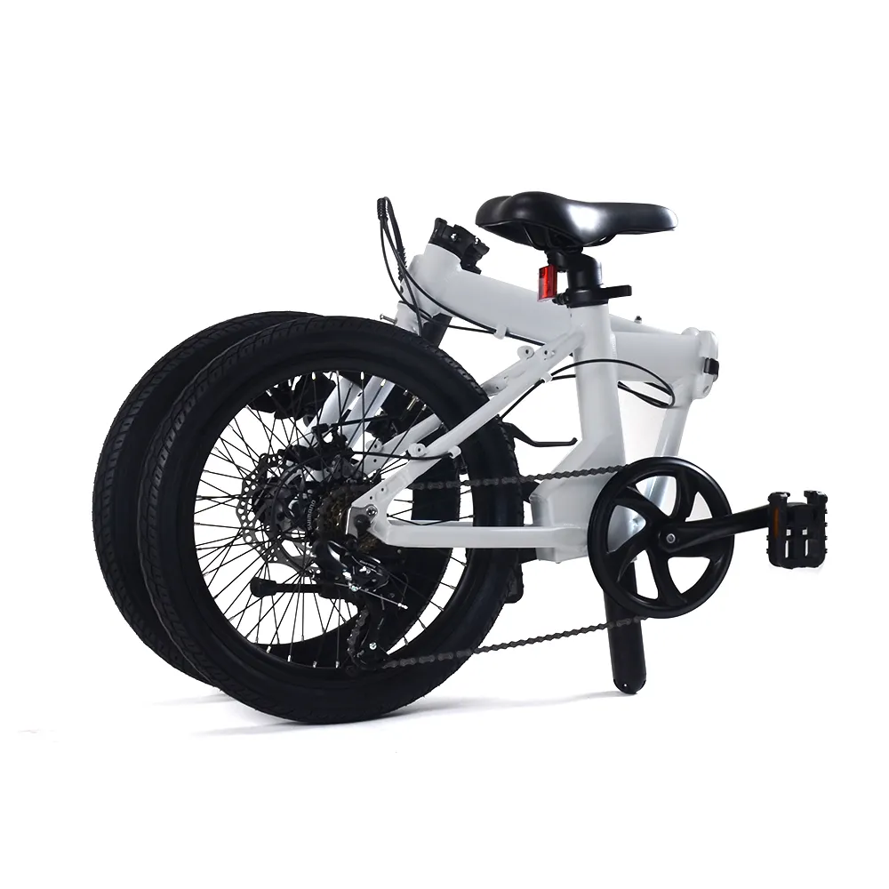 2020 toptan 20 inç bisiklet 7 hız çift disk fren yetişkin katlanır bisiklet alüminyum alaşım KMC zincir katlanır bisiklet