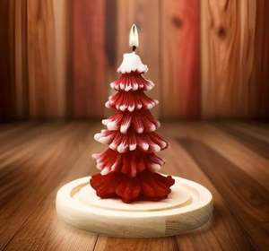 Décoration de Noël, cadeau de la veille de Noël, décoration de la Saint-Valentin, boîte-cadeau de bougies, bougie parfumée pour arbre de Noël - Product Image 2