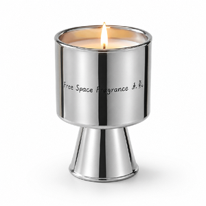 Vela Aromática Lujosa En Forma De Copa Con Espejo Plateado Galvanizado Cera De Soja Premium Decoración De Lujo Regalo Elegante - Product Image 5
