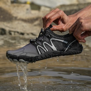Zapatos de Agua con Parte Superior de Malla, Suela de Goma Antideslizante, Unisex, para Playa, Todas las Estaciones, Punta Cerrada, Entresuela de EVA - Product Image 3