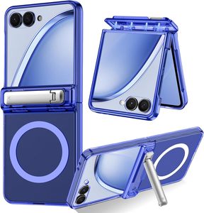 Funda para Samsung Z <span class=keywords><strong>Flip</strong></span> 8 con Protector de Pantalla Integrado, Carcasa Rígida Transparente de PC con Bisagra y Soporte para Samsung <span class=keywords><strong>Galaxy</strong></span> Z <span class=keywords><strong>Flip</strong></span> 8 - Product Image 3