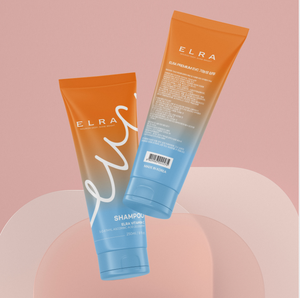 Shampooing ELRA Sebum Control 250ml Tube Nettoyage en profondeur Cuir chevelu sain Anti-chute de cheveux Thérapie à la vitamine C KR Femmes - Product Image 1