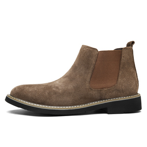 Botas de Hombre Borsa, Botas de Piel Auténtica hasta el Tobillo, <span class=keywords><strong>Punta</strong></span> Puntiaguda, Botas Chelsea Cómodas para Hombre - Product Image 5
