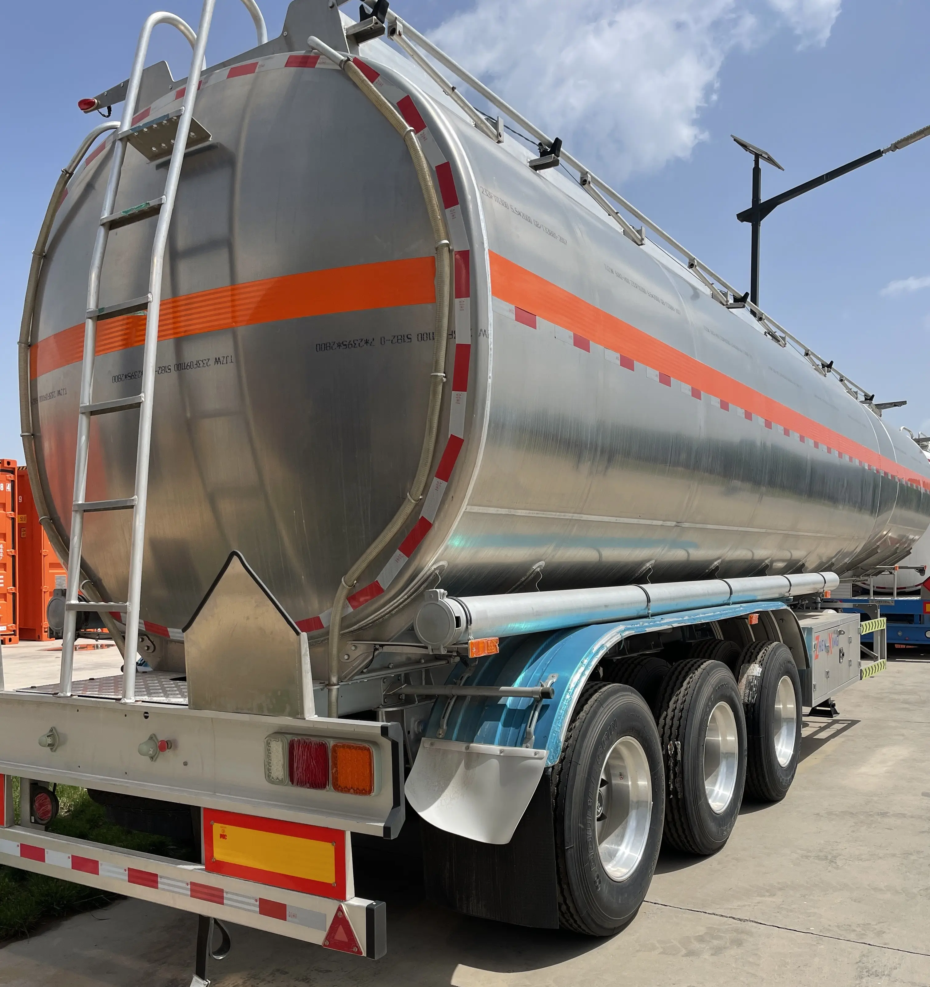 WS Customize 55cbm Manufacture 45000/50000 liters Diesel Fuel Tanker Tank Semi Trailer Oil Transport