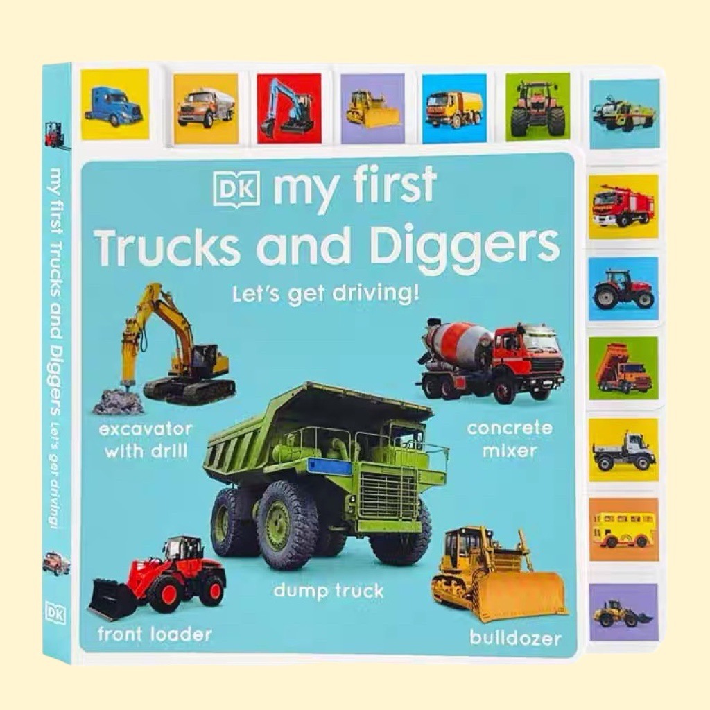 Truck excavator lace book
