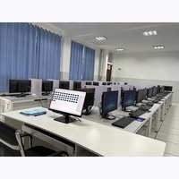 Moniteur d'ordinateur LCD IPS FHD sans cadre de 24 à 27 pouces en gros, angle de vue large de 178 degrés, haut-parleur VESA pour usage au bureau et à l'école