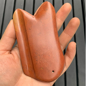 Natural Bian Stone Body Gua Sha Masajeador Manual Bian Stone Scraping Board Body Meridian Dragado y Herramienta de Drenaje Linfático - Product Image 2