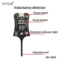 Détecteur d'inductance WYLIE WL626A, testeur d'induction électromagnétique pour la réparation de cartes mères de téléphones, localisation rapide des points de panne