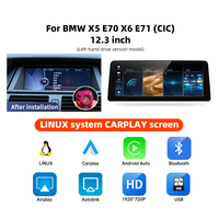 Écran Linux pour BMW X5 F70 X6 F71, CarPlay sans fil, Android Auto, DSP, navigation GPS, 2014 - 2017, maintien du système d'origine
