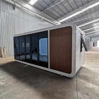 Maison mobile préfabriquée d'usine, Cabine moderne de type Apple, Bureau modulaire en conteneur, Maison portable de type Apple, Mini-cabine