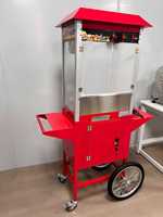 Machine à popcorn professionnelle avec chariot, nouvelle Baokang BG-6C, capacité de 8 oz pour les hôtels et les restaurants