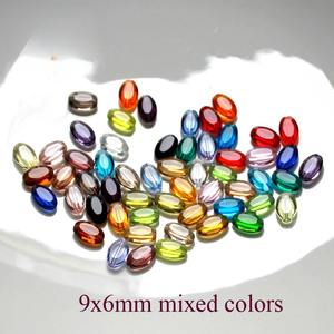 Boucles d'oreilles, perles, cristaux synthétiques, accessoires de bricolage, bracelet ovale aplatie, livraison gratuite - Product Image 6