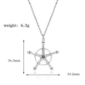 Collar con Colgante de Metal de Alta Calidad al por Mayor, <span class=keywords><strong>Bleach</strong></span> Uryu <span class=keywords><strong>Ishida</strong></span> Quincy, para Fanáticos del Anime - Product Image 5