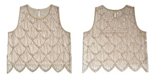2025 nuova moda canottiera <span class=keywords><strong>con</strong></span> <span class=keywords><strong>paillettes</strong></span> camicetta girocollo da donna per festa da Club Sexy top Casual corto OEM ordine all'ingrosso - Product Image 2