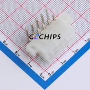 X9357WR-2x05ES-N2SN Wire-to-Board Pin Header Bent Lead Through Hole,P=4.2mm Connector 2x5P 4.2mm Right Angle Insert 10P - Product Image 1