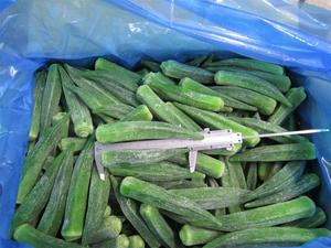 Sinocharm nuovo arrivo alla rinfusa <span class=keywords><strong>IQF</strong></span> verdure surgelate <span class=keywords><strong>Okra</strong></span> con stelo - Product Image 4