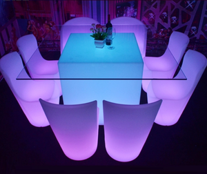 Chaise de bar avec éclairage RVB, chaise de jardin Sedef <span class=keywords><strong>Simon</strong></span>, chaise de salle à manger, chaise d'événement, chaise de fête illuminée pour hôtel - Product Image 2