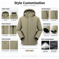 Veste technique en duvet pour homme, légère, hydrofuge, pour voyages d'affaires, avec logo personnalisé, OEM, tailles XS-4XL, sourcing