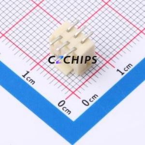 HC-PHD-2*3ALT Wire-to-Board Pin Header SMD,P=2mm Connector 2x3P 2mm Vertical Mount PHD - Product Image 2