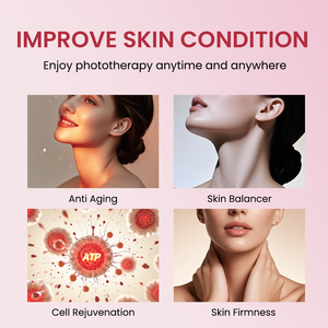 Soin de la peau <span class=keywords><strong>anti</strong></span>-<span class=keywords><strong>rides</strong></span>, infrarouge debout, 830 nm, 630 nm, thérapie par lumière rouge <span class=keywords><strong>anti</strong></span>-âge, masque pour le cou et <span class=keywords><strong>appareil</strong></span> de lifting - Product Image 3