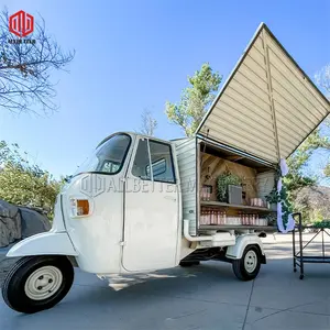 Benutzer definierte Größe Mobile Beer Bar Vintage Food Truck Kaffee wagen Elektrisches Dreirad Kunden spezifisches Online-Shopping Kanada Vending Snack