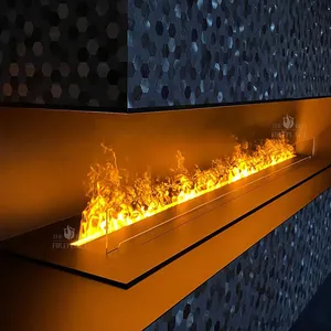 39 59 70 In Modern Decoration Multi Color Led 4D Simulation Flame Atomization Steam Water Vapor Fireplace 3D Electric Fireplace