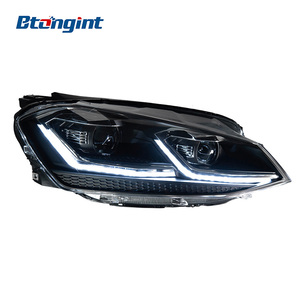 Accessori Auto Adatti per <span class=keywords><strong>Volkswagen</strong></span> <span class=keywords><strong>Golf</strong></span> 7 13-17, Gruppo Fari Modificato <span class=keywords><strong>7.5</strong></span> con Luci Diurne LED Dinamiche - Product Image 4