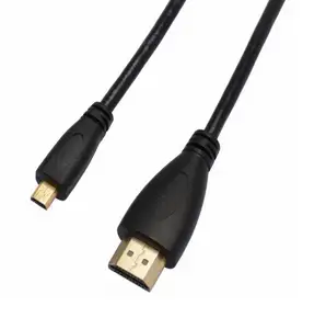 <span class=keywords><strong>Cable</strong></span> Micro <span class=keywords><strong>HDMI</strong></span> <span class=keywords><strong>a</strong></span> <span class=keywords><strong>HDMI</strong></span> Delgado de 1080P/3D para Cámaras Digitales, Teléfonos Celulares y Conexión <span class=keywords><strong>a</strong></span> Televisores HD - Product Image 1