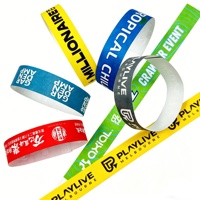 Bracelet jetable en Tyvek résistant aux déchirures pour carnaval et festival - Bracelet d'identification en papier synthétique imperméable, directement de l'usine, faible MOQ