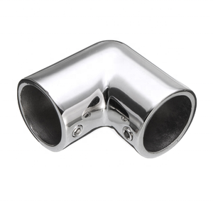 Accesorios para barcos de alta resistencia, grado marino, acero inoxidable 316, <span class=keywords><strong>2</strong></span> vías, accesorio para pasamanos de barco, accesorios de montaje de tubo de codo de 90 grados - Product Image 3