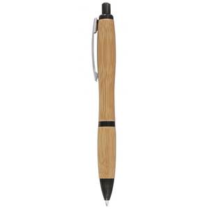 Stylo à bille élégant en bambou avec corps en laiton et cuivre, largeur d'écriture 0,5 mm, stylo promotionnel en bois et métal - Product Image 2