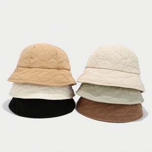 Nouveau Chapeau Bob Rétro Littéraire 2024 pour Femme, en Velours Côtelé avec Motif Cœur, Tendance Automne Hiver - Product Image 1