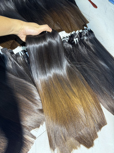 Nguyên Liệu Duy Nhất Nhà Tài Trợ Xương Thẳng Màu Nâu Tip Cho Tóc Giả Làm Thẳng Loại Tóc Con Người Mở Rộng Tùy Chỉnh Hot Bán - Product Image 2