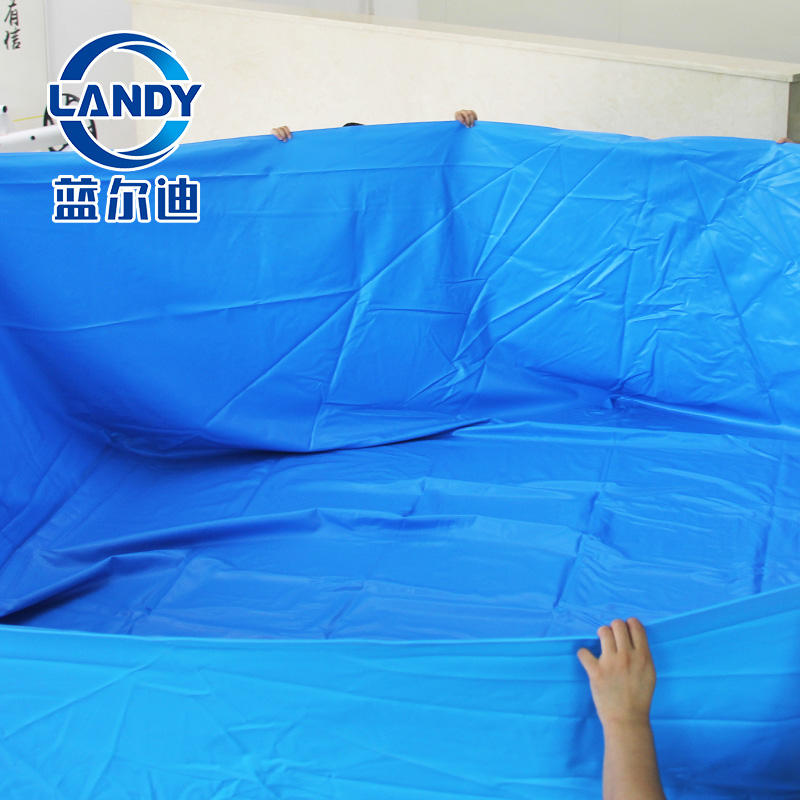 Blue pool liner