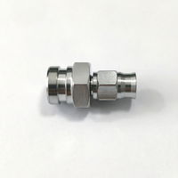 Raccord de frein à basse pression tressé modifié en acier inoxydable poli à connexion rapide AN3, connecteur droit évasé pour moto