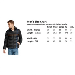 Chaqueta de Invierno para Hombre, Negra, con Cuello Alto, Ecológica, de Forro Polar, con Cierre de Cremallera, Estilo Casual, Corte Ajustado, de Algodón - Product Image 5