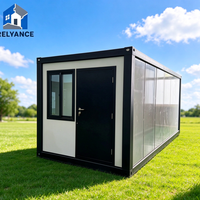 Maison conteneur préfabriquée RELYANCE avec chambre, maison mobile modulaire préfabriquée à deux étages avec roues