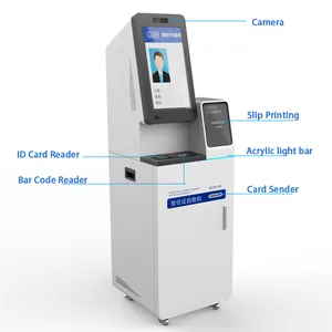 OEM Wholesale Supplier Custom Fingerprint Face Recognition Self Service Kiosk Terminal Passport Printing Kiosk for Government