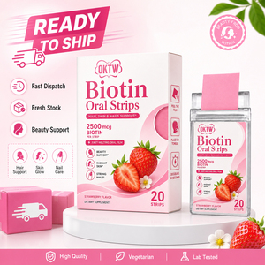Tiras Orales de Biotina de Marca Privada con Biotina para la Belleza del Cabello, Suplemento OEM de Disolución Rápida - Product Image 3