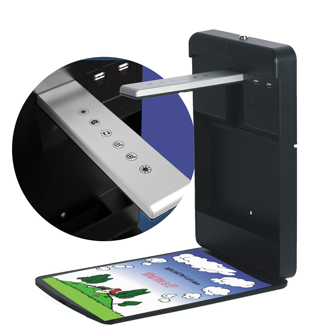 3 USB Forward Ports With Touch Keys 16 Megapixel Self-starting Software Autofocus High-resolution Book Document Scanner
