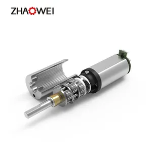 Zhaowei motor médico personalizado, 12mm 3kg.cm de torque micro caixa de velocidades em plástico 12v